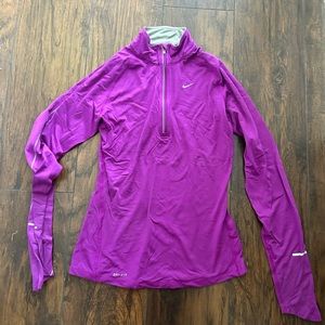 Nike dri fit pullover size small purple